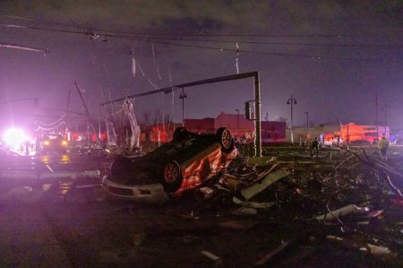 新奧爾良遭龍卷風(fēng)襲擊造成1人死亡