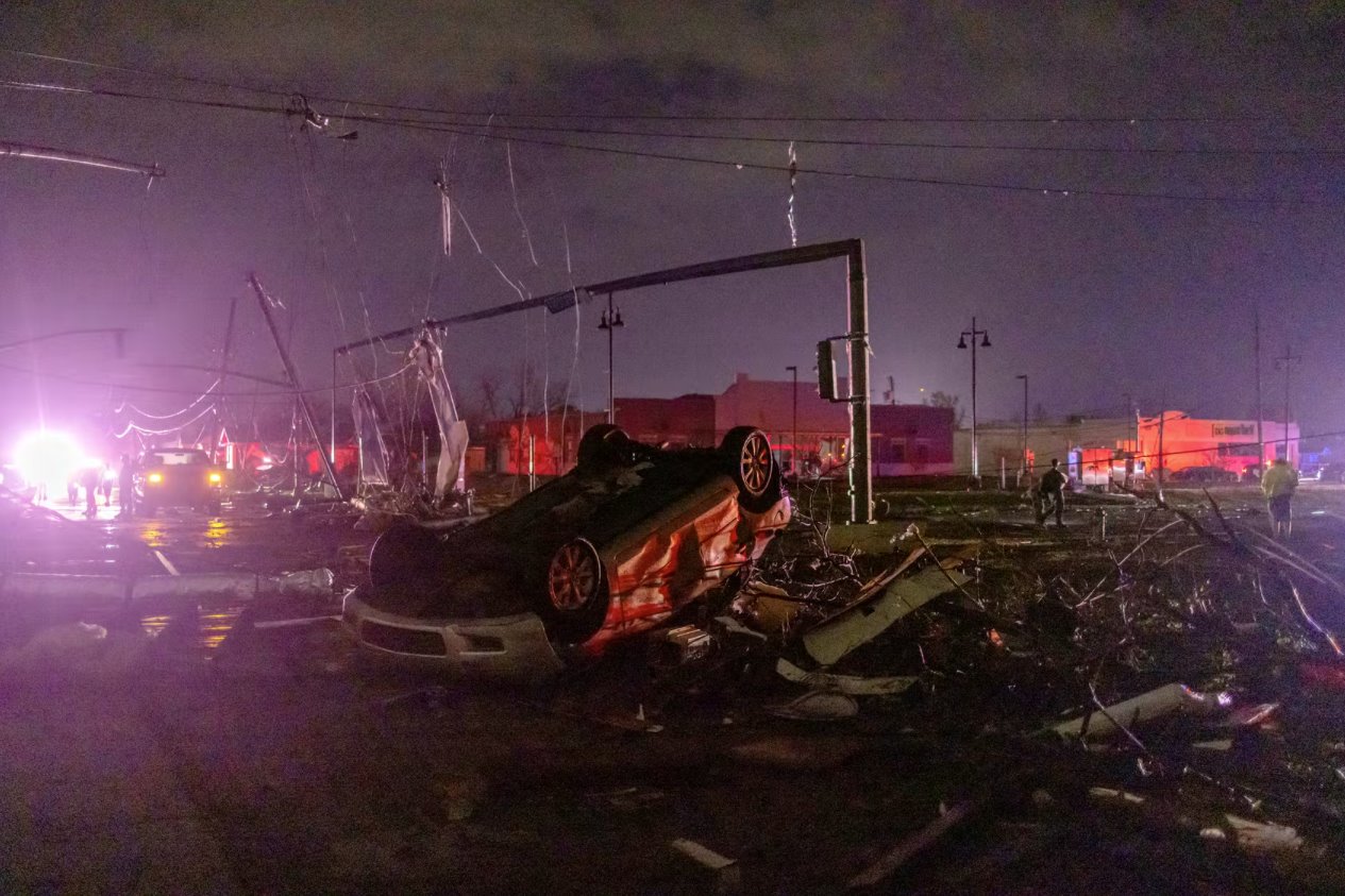 新奧爾良遭龍卷風襲擊造成1人死亡