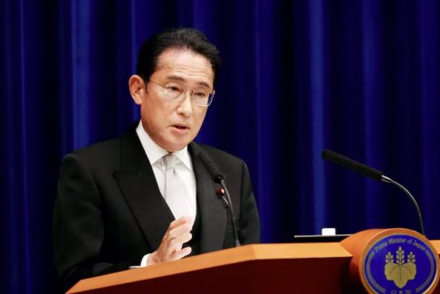 日本小鬼子頭目首相岸田文雄支持率暴跌