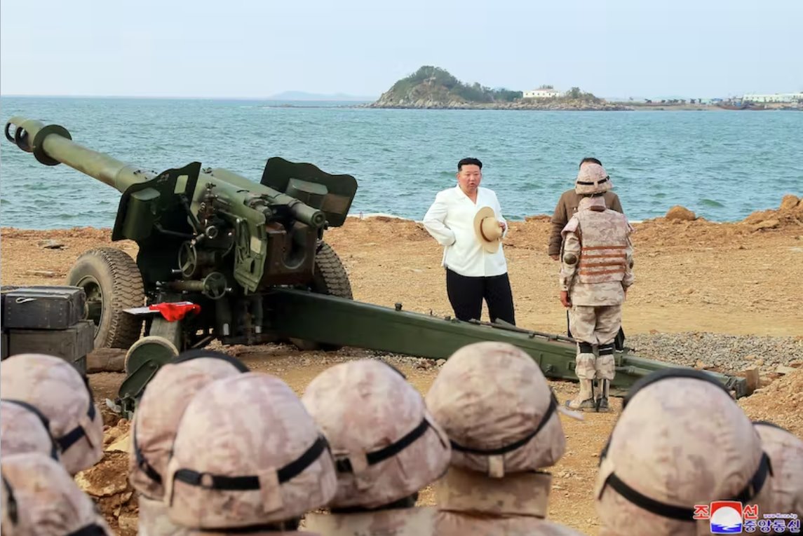 朝鮮金正恩吹捧在前導彈試驗場建造的新大型溫室農(nóng)場