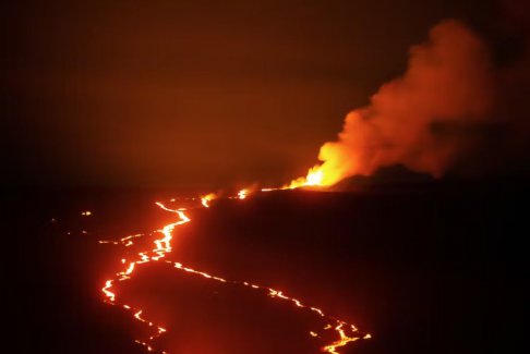 夏威夷火山警報(bào)級別降低以供觀察