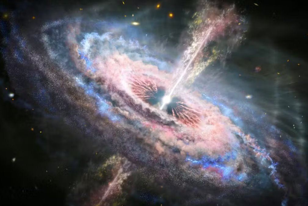 兇猛的黑洞揭示了早期宇宙的&ldquo;時(shí)間膨脹&rdquo;