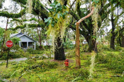 佛羅里達(dá)州墨西哥灣沿岸颶風(fēng)伊達(dá)利亞災(zāi)后清理重建