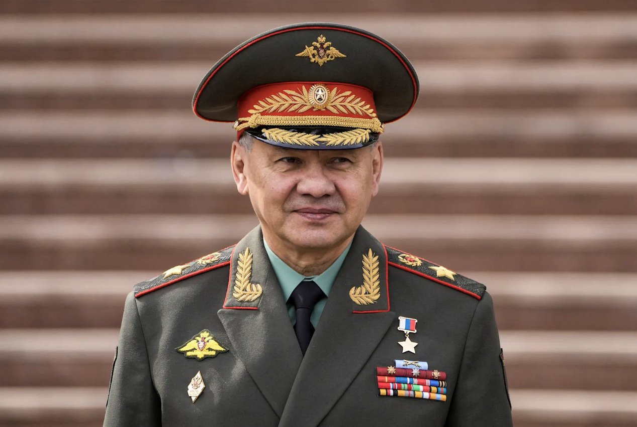 俄羅斯國防部長謝爾蓋&middot;紹伊古出席2024年4月26日在哈薩克斯坦阿斯塔納舉行的上海合作組織（SCO）國防部長會(huì)議。