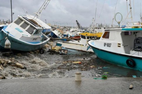 颶風(fēng)貝里爾襲擊加勒比海已造成1人死亡