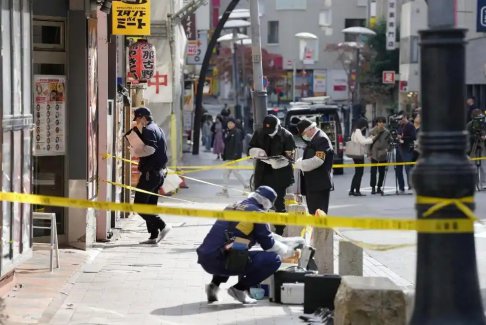 東京鬧市區(qū)女子被砍成重傷